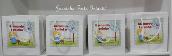 Sacolinha Personalizada Tema Pequeno Príncipe